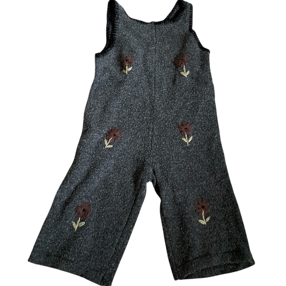 Zara Kids Embroidered Jumpsuit